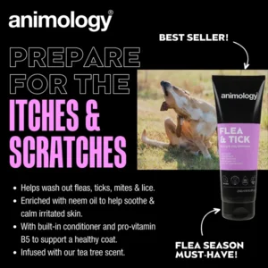 Animology Flea & Tick Dog Shampoo 250 ml