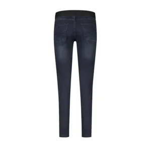 Para Mi Damesbroek: Ruby Heaven Denim Used Dark blue ( elastiek ) L32 ( PARA.136)