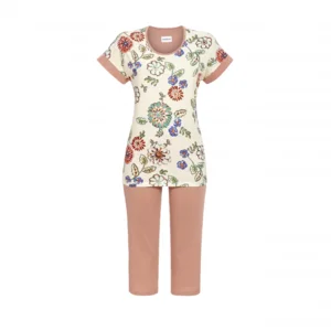 Ringella dames pyjama: Korte mouw / capri ( RIN.424 )