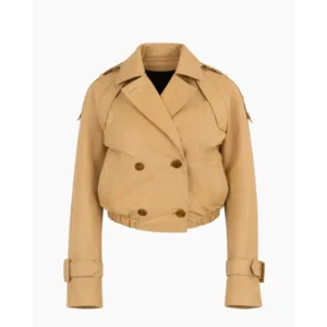 Goosecraft Maggie Geel Dames Trenchcoat