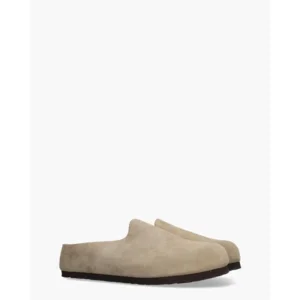 Birkenstock Amsterdam Wrapped Taupe Damesslippers