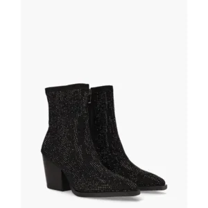 Shemerry NA001 Zwart Dames Enkelboots