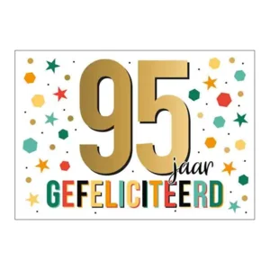 Kaart - Goud waard - 95 jaar - GWA35