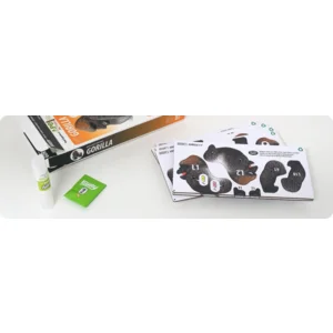 Bouwpakket - Eugy 3D - Wild dier - Gorilla - 32st. - 6x4,4x6,5cm - Karton - 6+