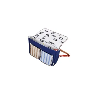 Sticky Lemon Schooltas Beige Blauw