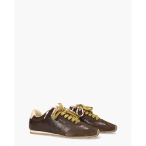 Nubikk Billy Lou Donkerbruin Damessneakers