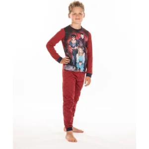 Nachtwacht - Pyjama (Rood) - 134/140 146/152