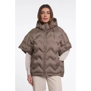 Rino & Pelle Vest: Hilary, Toffee kleur, aangesneden mouw ( RINO.107 )