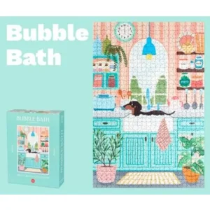 Balvi Puzzel Hond Bubbelbad 1000 Stuks Karton