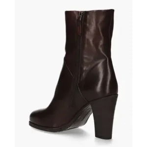 Pantanetti 15501E Donkerbruin Dames Enkelboots
