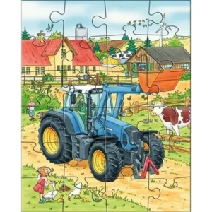 Puzzel - Tractor & Co. - Landbouwmachines - 3x24st.
