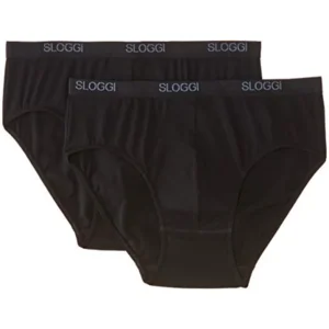 Sloggi Basic Midi duo pack ( per 2 stuks ) Zwart