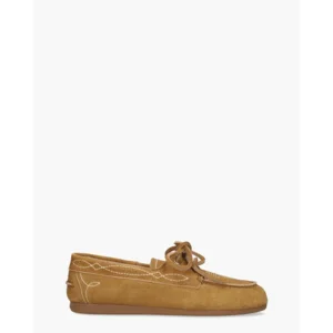 Posa Boat Loafer Prairie Camel Dames Veterschoenen