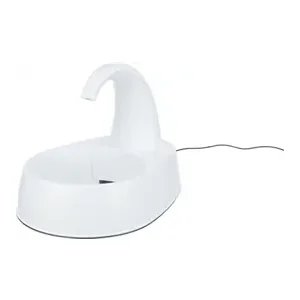 Trixie Drinkfontein Curved Stream Kunststof Wit 2,5 ltr