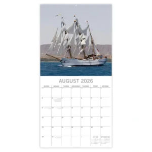 Kalender - 2026 - Tall ships - 30x30cm