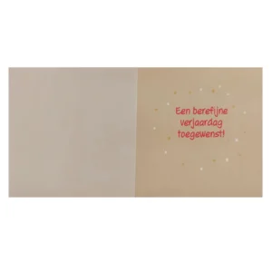 Kaart - 3D kaart - Gelukkige verjaardag en een dikke knuffel - 008