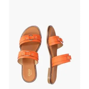 Cypres Tosja Oranje Damesslippers