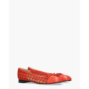 Brunate 11868 Rood Damesballerina's