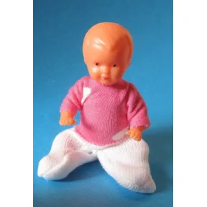 Babypopje - Emil Schwenk - Klein - 6cm - Gekleed - Jongen of meisje - Willekeurig geleverd