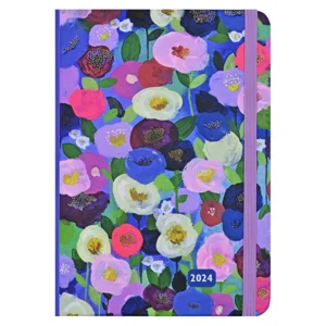 Agenda - 2024 - Compact - 16 Maanden - Bloemenvelden - 12,7x17,8cm