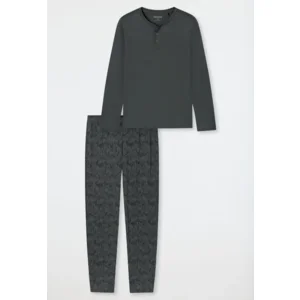 Schiesser – Fine Interlock – Pyjama – 182655 – Dark Green