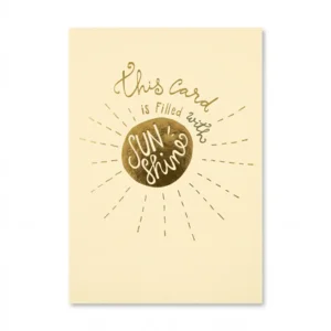 Kaart - Words up - This card is fulled with sunshine - GBA.0035