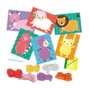 Knutselen - Borduren - Fluffy dieren - 3+