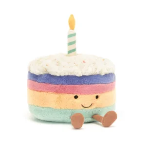 Knuffel - Amuseables - Rainbow Birthday Cake Large