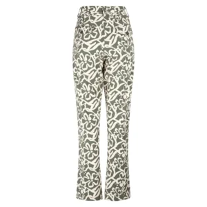 Broek Lindsy Travel Print