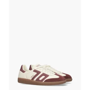 Back 70 Cloud Off-White/Bordeaux Rood Damessneakers