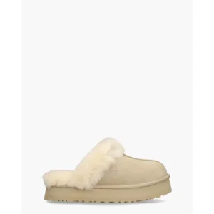 UGG Disquette Beige Dames Pantoffels