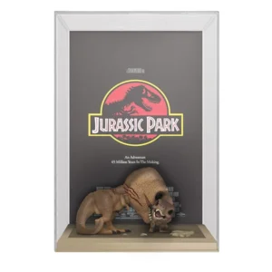 Pop! Movie Poster: Jurassic Park - Tyrannosaurus Rex & Velociraptor