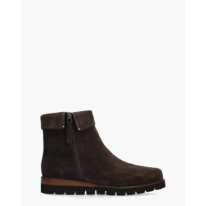 Di Lauro Nanet Donkerbruin Dames Enkelboots
