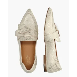 Via Vai Lola Rayne Beige/Zilver Damesloafers