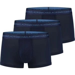 Michael Kors Supreme Touch 3-pack herenshorts in blauw