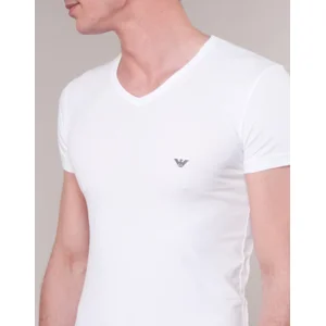 Armani - Luxe - T-Shirt  - V-Neck - 110810 – Bianco