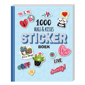 Boek - Stickerboek - 1000 hugs & kisses