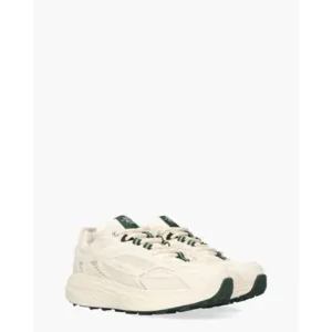 Mercer Amsterdam The Re-Run Max Suede Off White/Groen Damessneakers