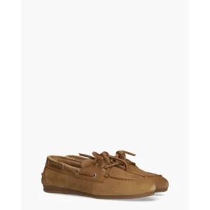 Posa Boat Loafer Bruin Dames Veterschoenen