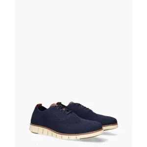 Cole Haan Zerogrand Stitchlite Donkerblauw Heren Veterschoenen