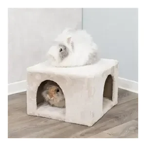TRIXIE KNAAGDIERHUIS IGLO PLUCHE BEIGE 36X36X25 CM