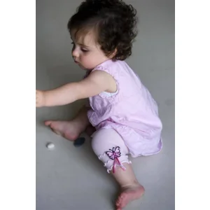 Butterfly Baby Legging white