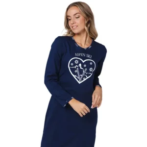 Pastunette – Aspen Ski - Nachtkleed – 111252-646-1 – Dark Blue