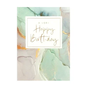 Kaart - Gold Rush - Happy birthday - GLD038-A