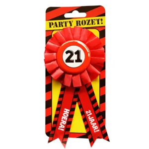 Rozet - 21 jaar - Verkeersbord