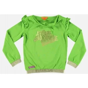 shirt bright green Paard