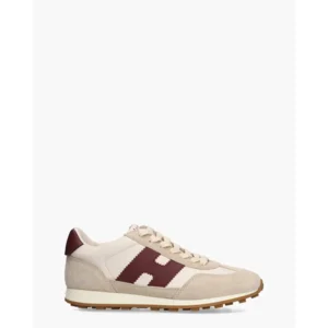 Hogan Athletic Beige/Bordeaux Damessneakers