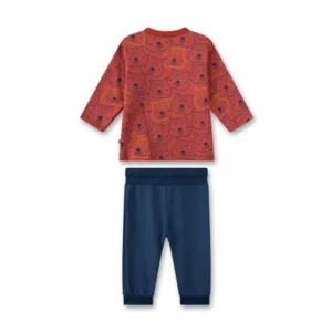 Sanetta Pyjama Jongens: Bever, 100% Katoen, vanaf 9maand ( SAN127 )