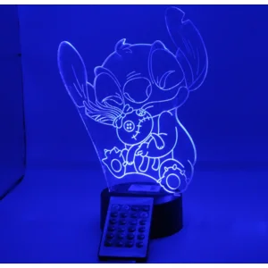 3D led lamp - stitch met pop