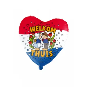 Folieballon - Welkom thuis - XL - 60cm - Zonder vulling
